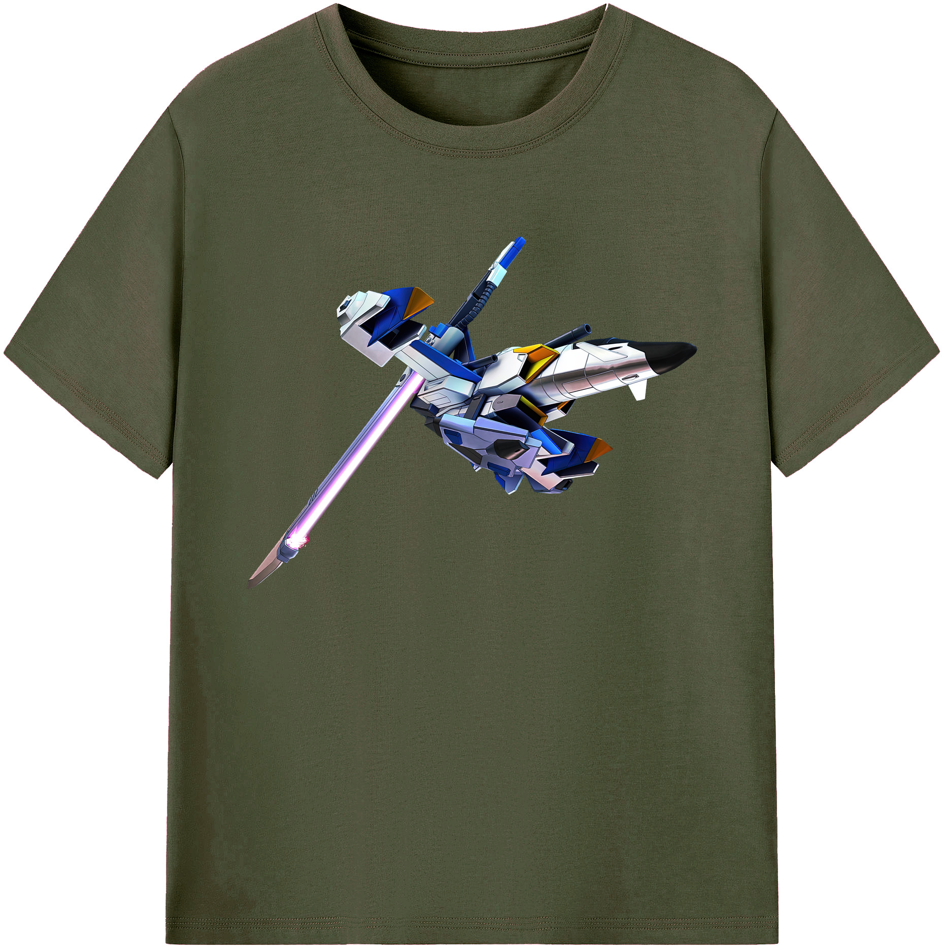 （画像用） 機動戦士ガンダム Mobile Suit Gundam 綿100％ メンズ半袖Tシャツ｜肌触りやわらか＆通気性